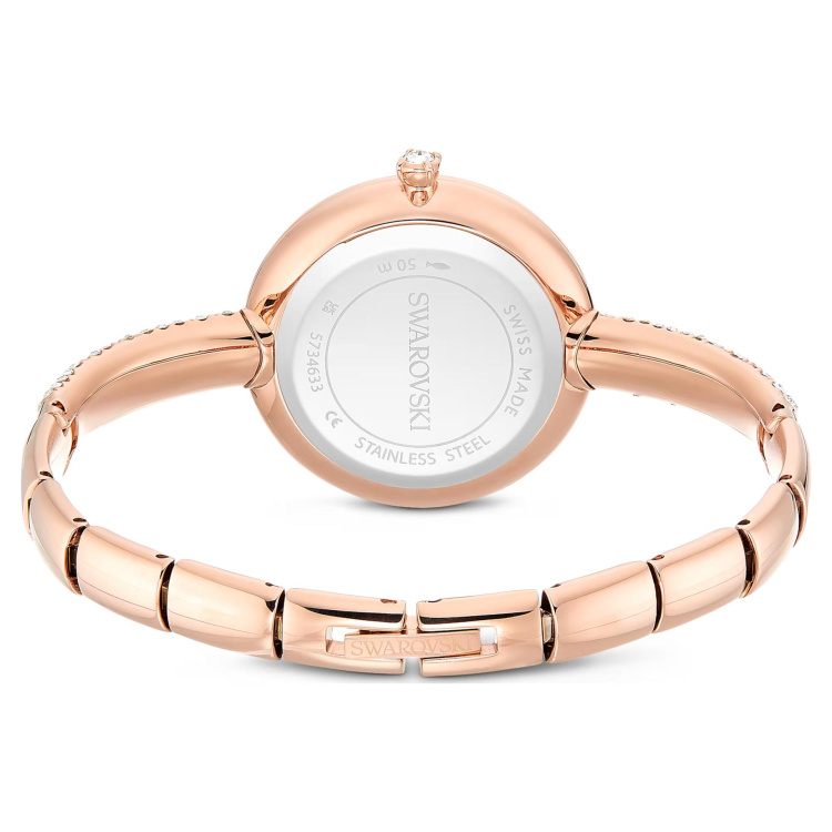 Sublima bangle watch Swiss Made, Metal bracelet, Rose gold tone, Rose gold-tone finish